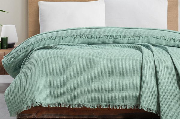 Schafer Home Waffle Pike 200x220 Cm-Yeşil
