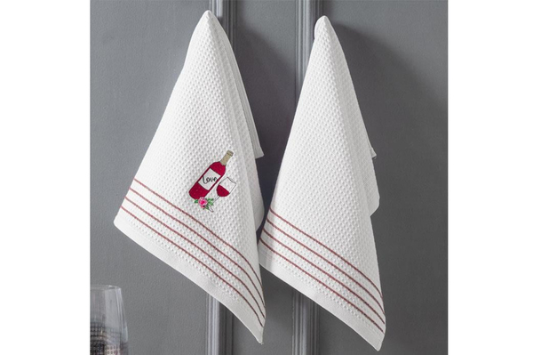 Schafer Home Wine 2 li Kurulama Bezi 40x60 Cm-Beyaz