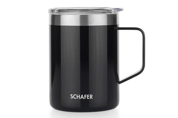 Schafer Iron Man Kupa Termos 350 Ml-Siyah