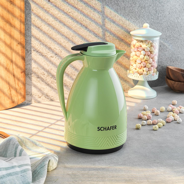 Schafer Kitchenhouse Cam Termos 1 L-Yeşil