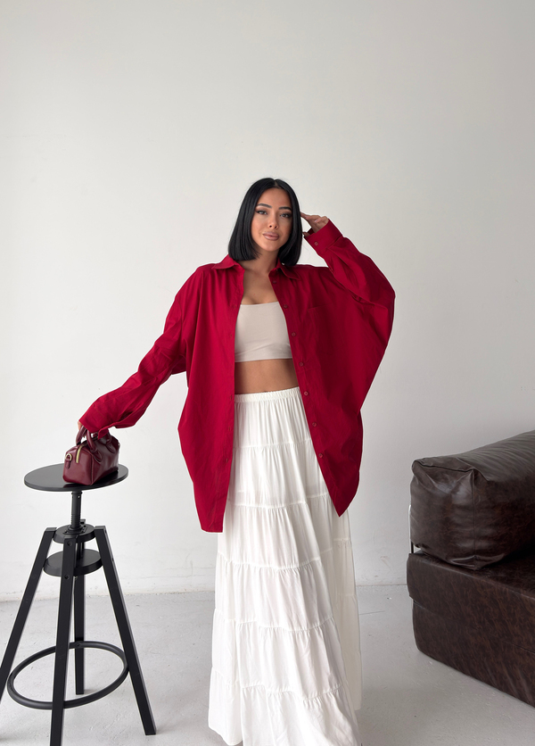 Poplin Oversize Gömlek