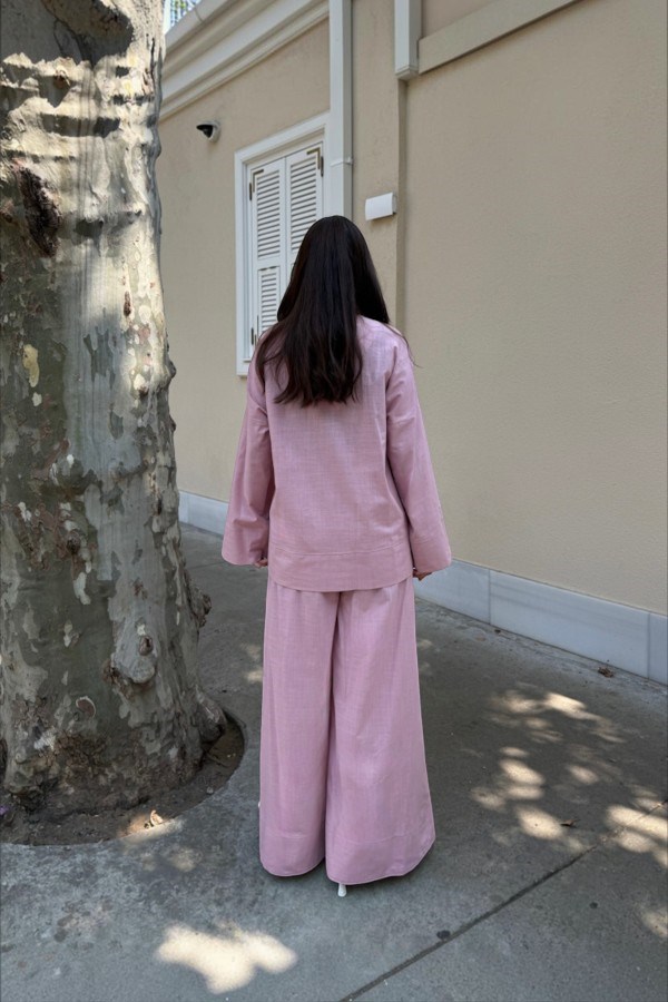 Denise İkili Pantolon Takım Pembe