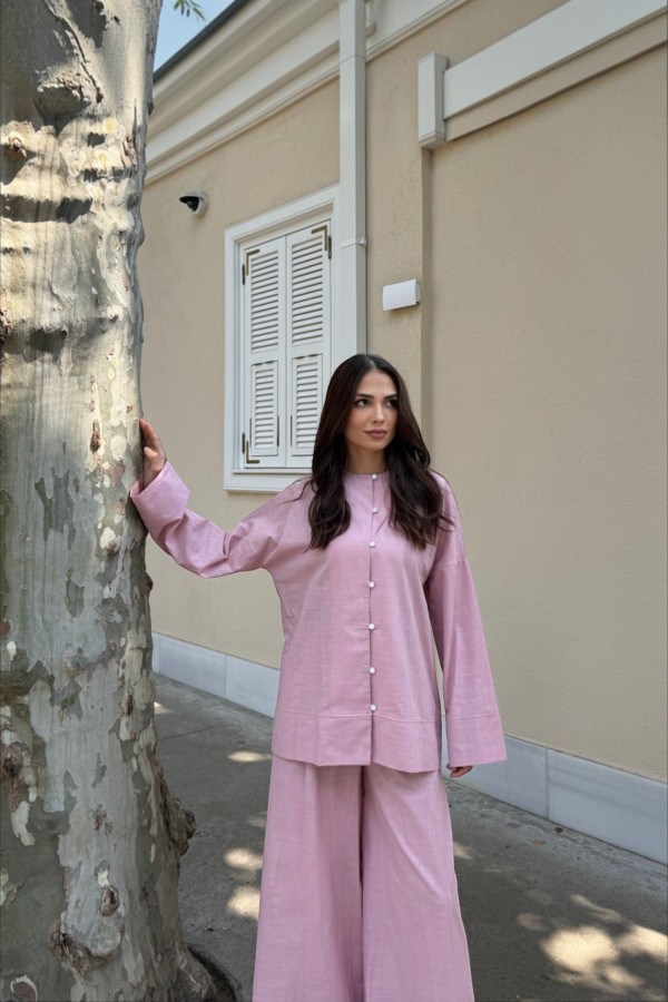 Denise İkili Pantolon Takım Pembe