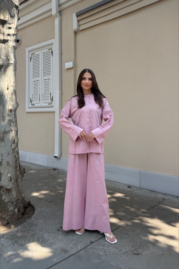 Denise İkili Pantolon Takım Pembe