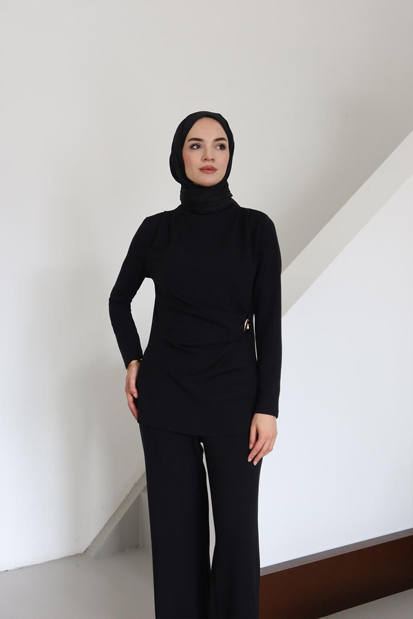 Mira Tokalı Takım Siyah