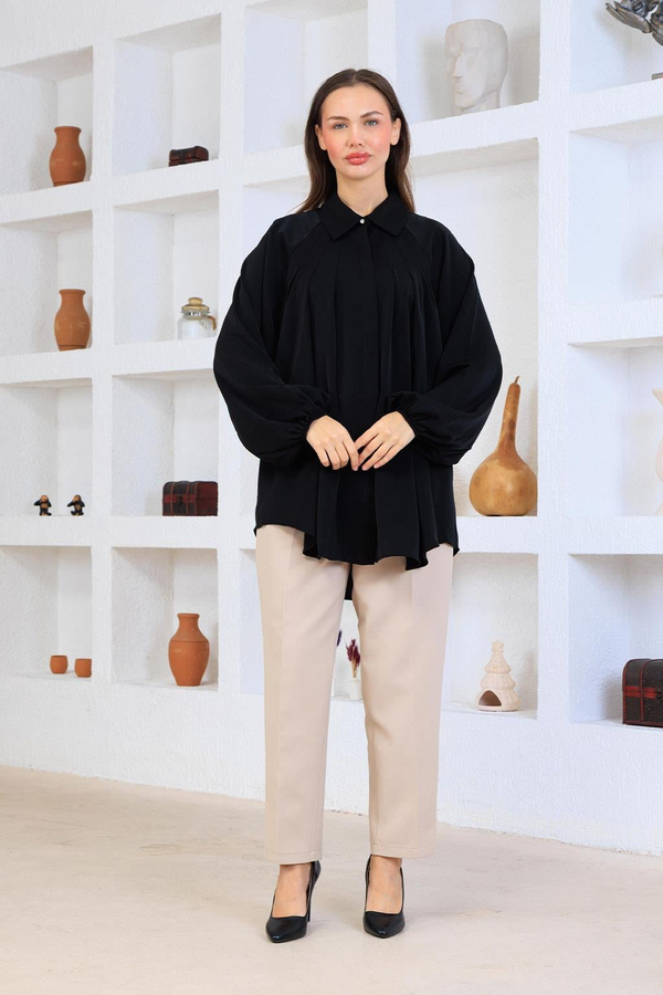 Pilise Tunik Siyah