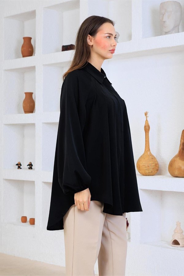 Pilise Tunik Siyah