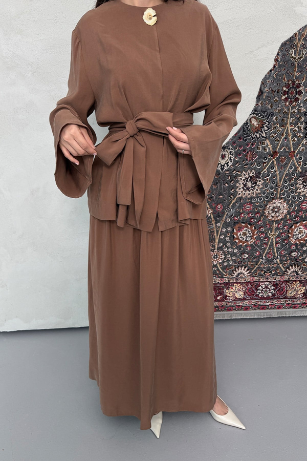 Nazen Broş Takım Taba