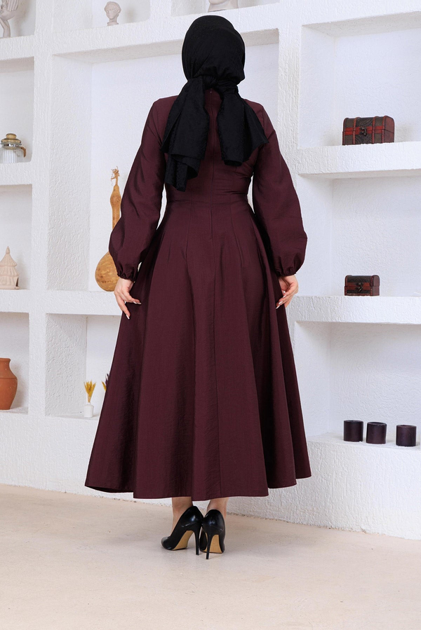 Royal Elbise Bordo