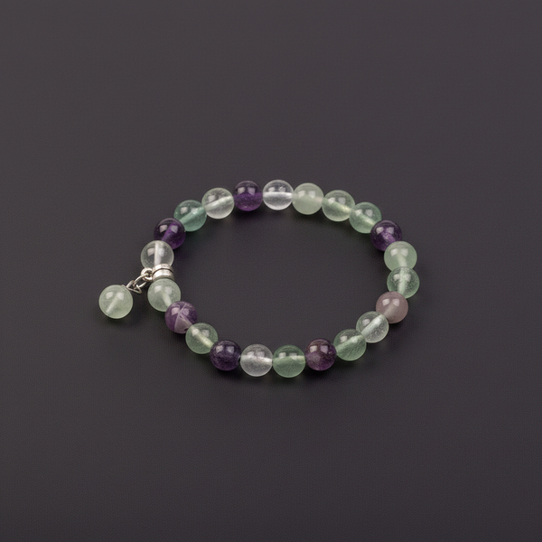 FLORİT TAŞI ELASTİK BİLEKLİK 8 MM