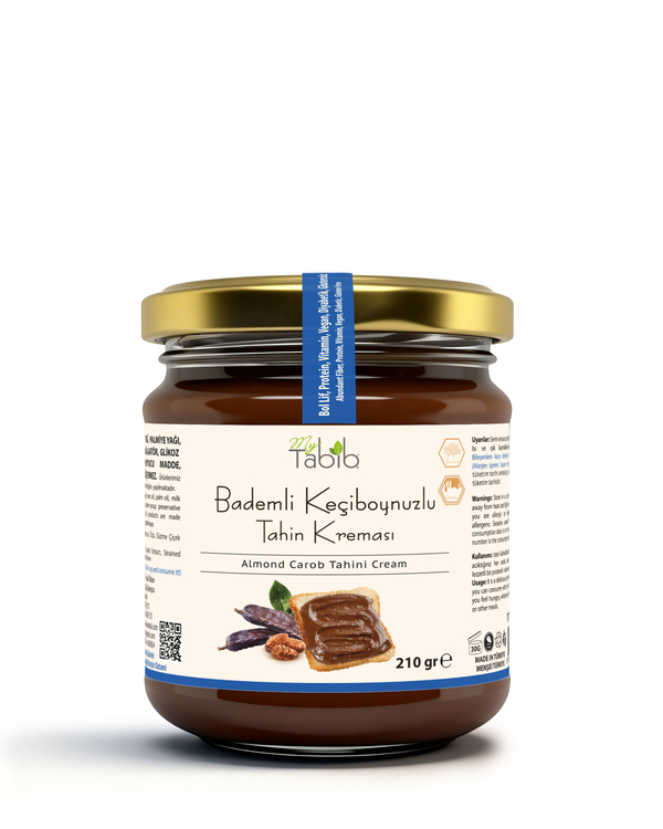 KEÇİBOYNUZU TAHİN KREMASI-BADEMLİ 210 GR