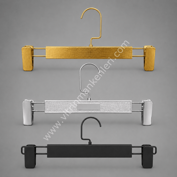 Etek Pantolon Askısı Siyah/Gold/Krom