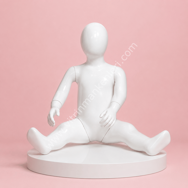 OTURAN ÇOCUK VİTRİN BOY MANKEN