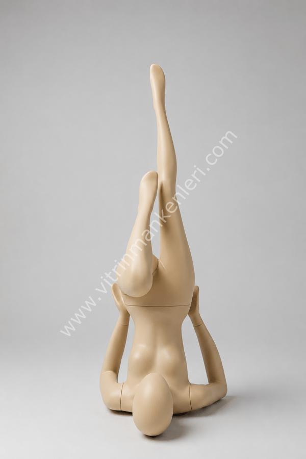 POLYESTER SIRT ÜSTÜ YOGA BAYAN SPORCU BOY MANKEN