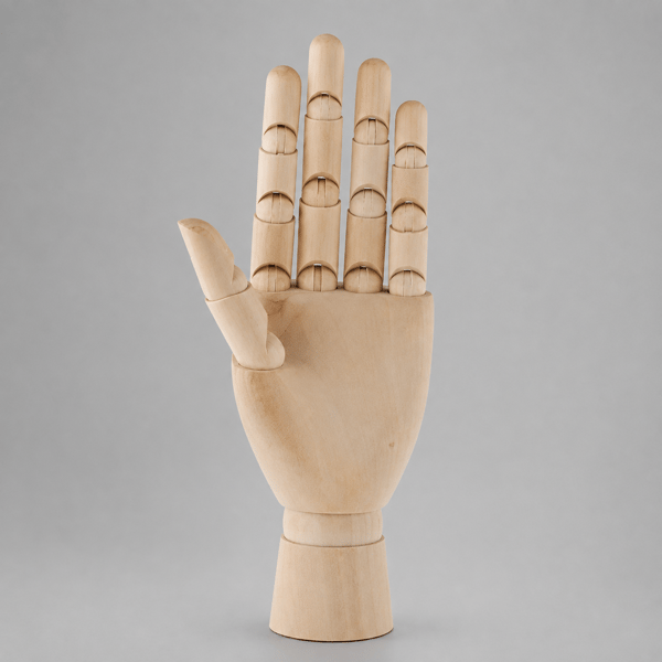 Manken Ahşap El 24cm