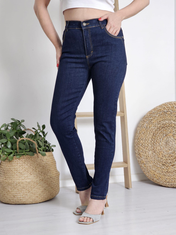 FELİX12058 Dar Paça Yüksek Bel Kot Pantolon
