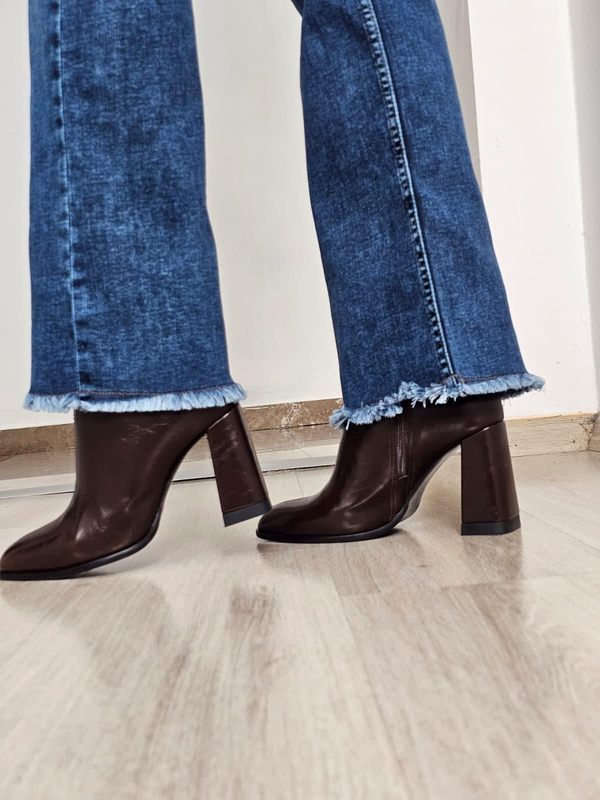 FELİX14585 Paça Püsküllü Mavi Jean Pantolon