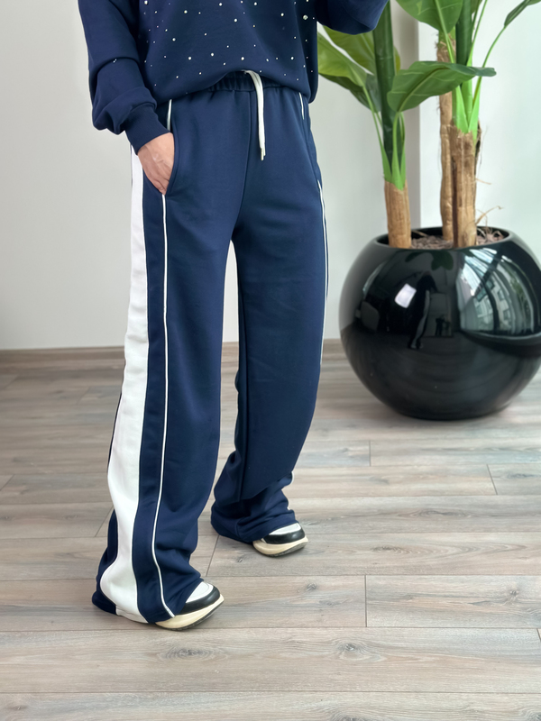 Arabiyeli Alt Eşofman LACİVERT-23KALT000034