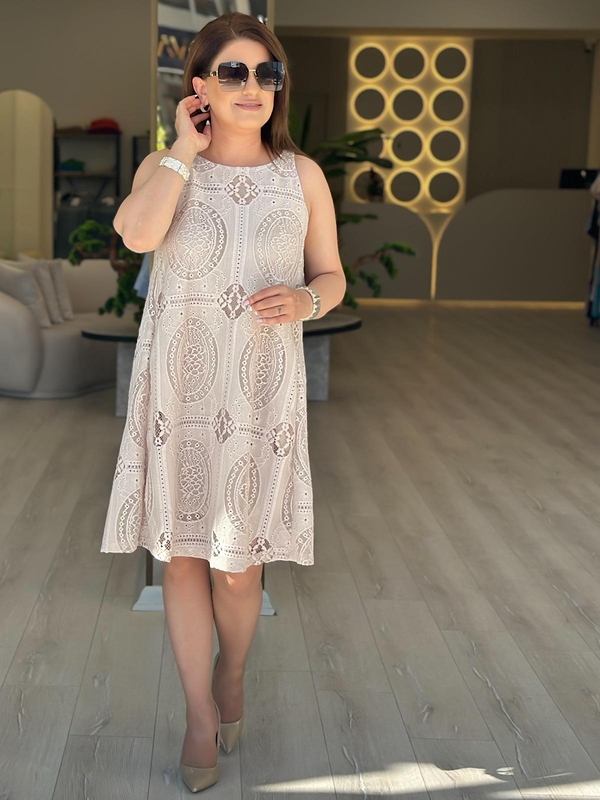 Fisto Detay Astarlı Elbise PUDRA-23YELB000155