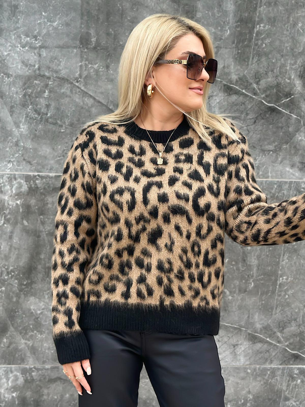 Leopar Angora Kazak KAHVE-23KUST000108