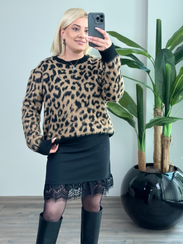 Leopar Angora Kazak KAHVE-23KUST000108