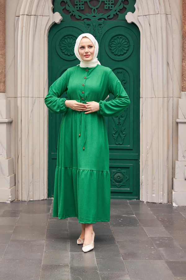 Afra Elbise - Yeşil