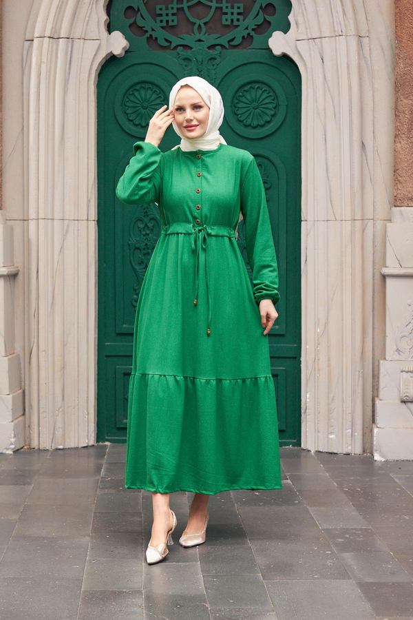 Afra Elbise - Yeşil