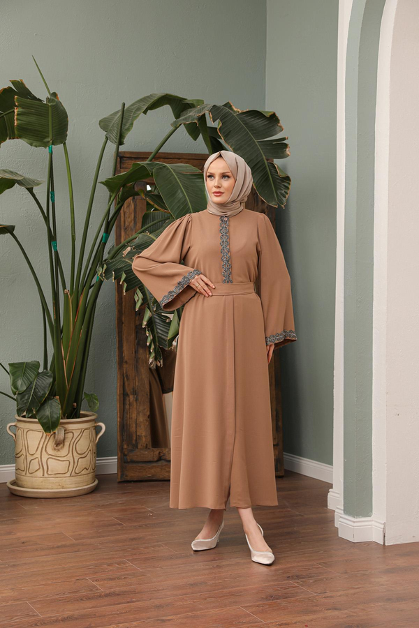 Asil Abaya - Camel