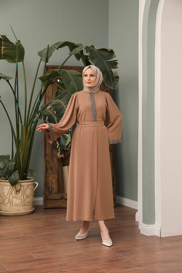 Asil Abaya - Camel