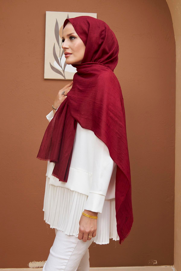 Bambu Şal - Bordo