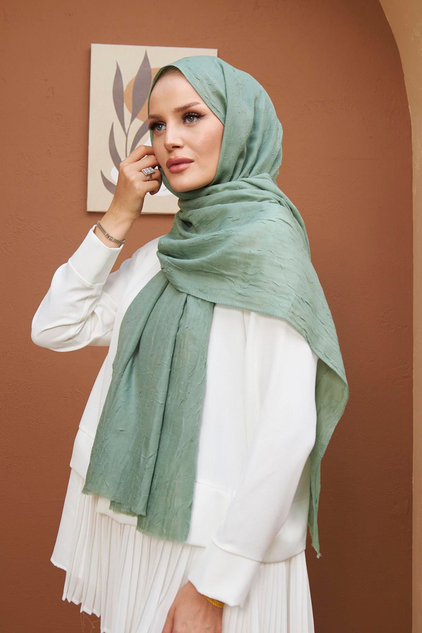 Bambu Şal - Mint Yeşil