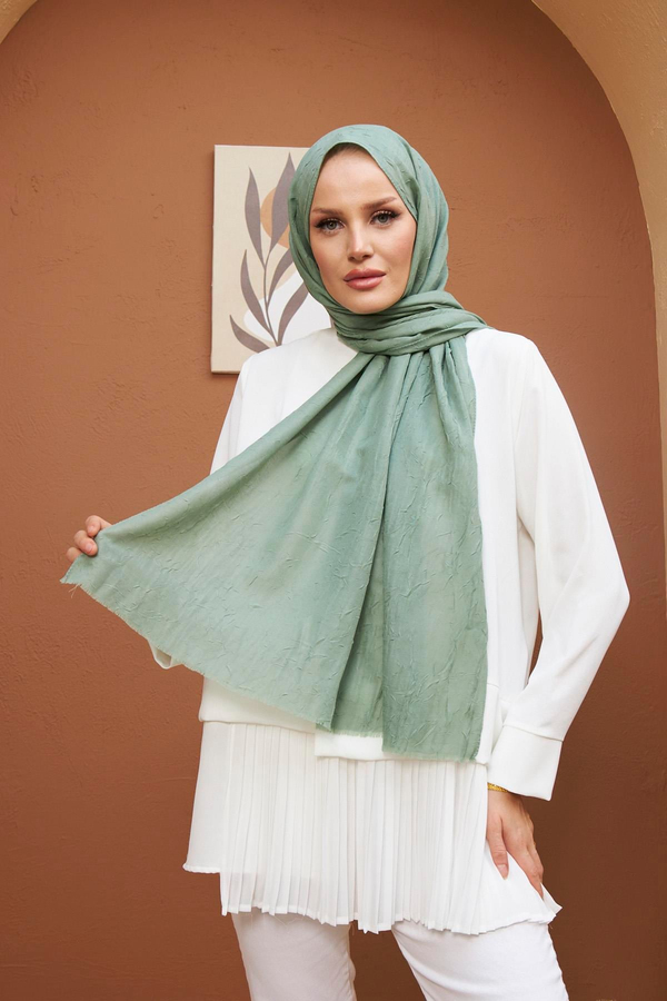 Bambu Şal - Mint Yeşil