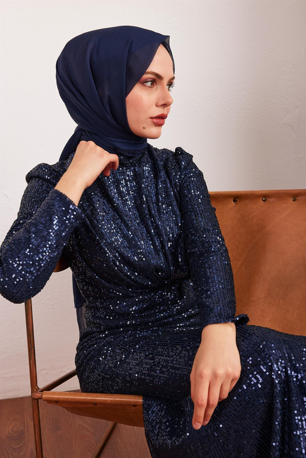Derya Payet Abiye - Lacivert