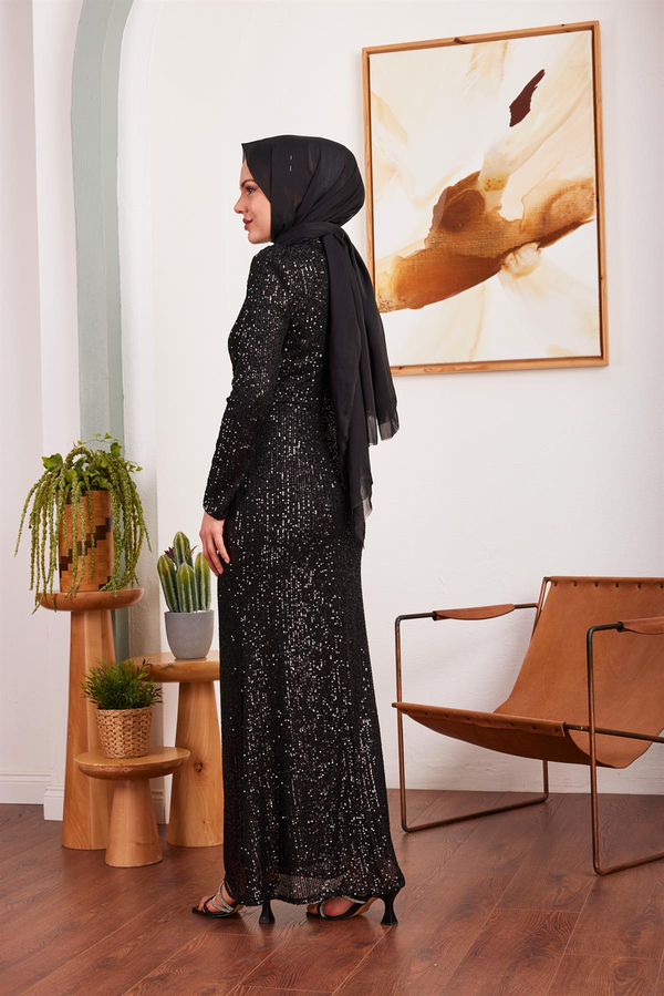 Derya Payet Abiye - Siyah