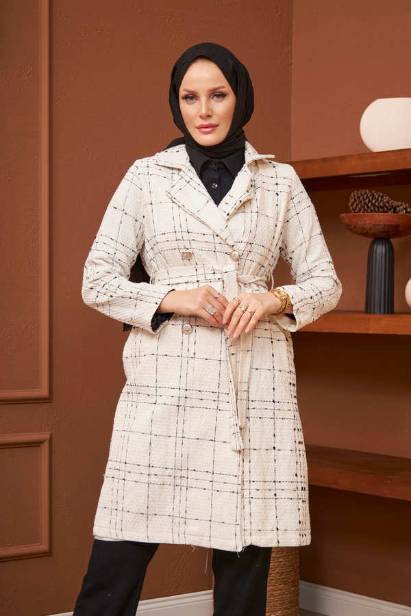 Ecrin Tüvit Kaban - Krem
