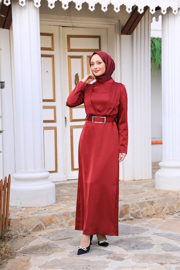 Elif Dressy - Claret Red