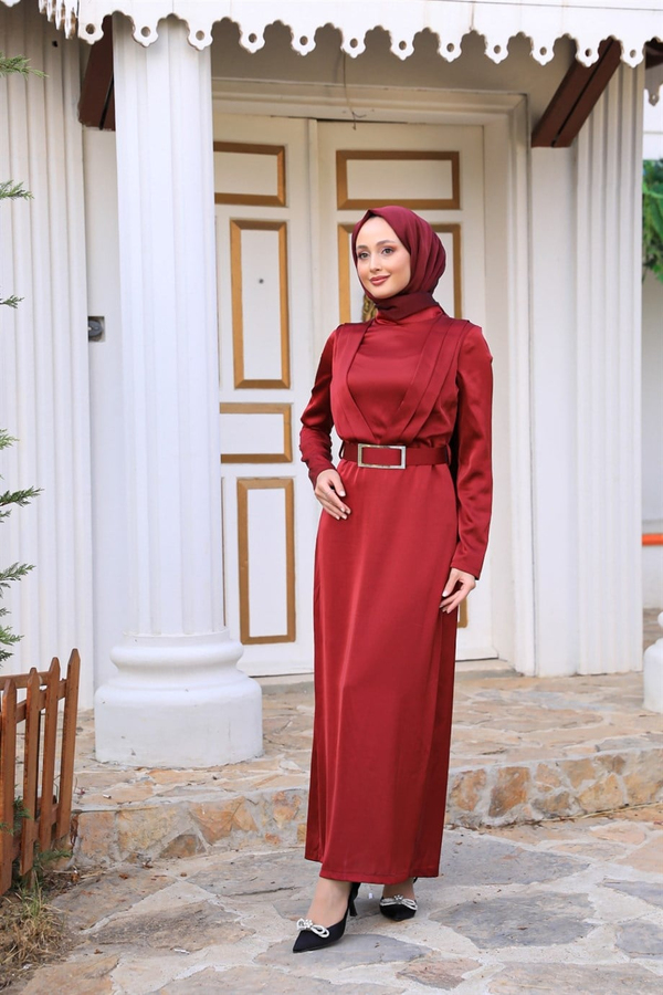 Elif Dressy - Claret Red