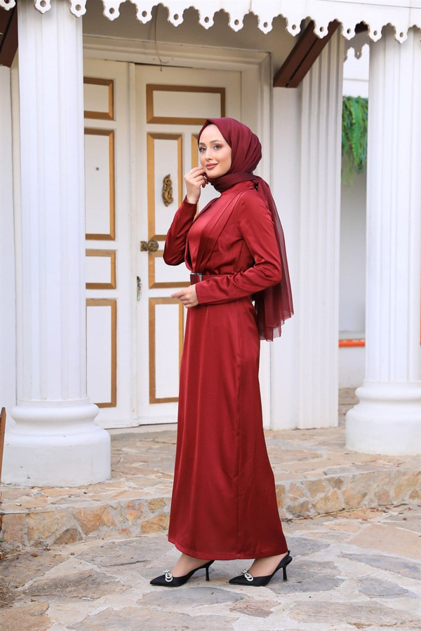 Elif Dressy - Claret Red