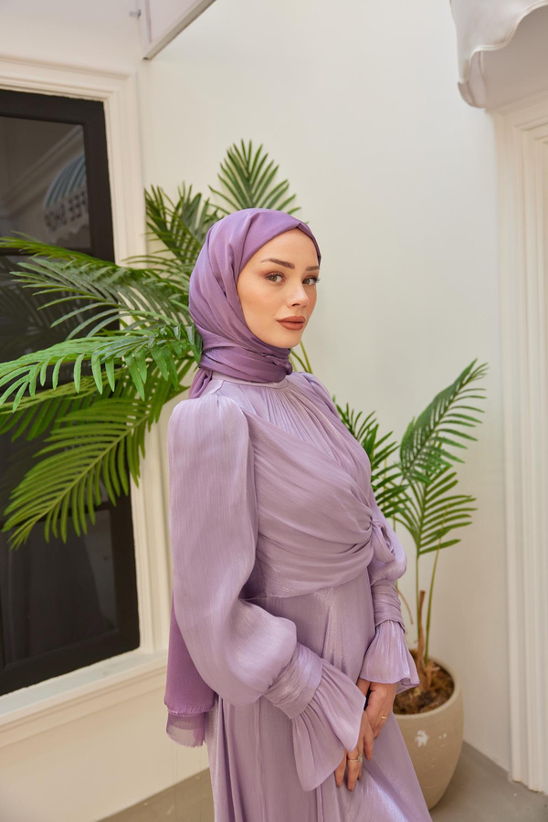 Elif Işıltı Abiye - Lila