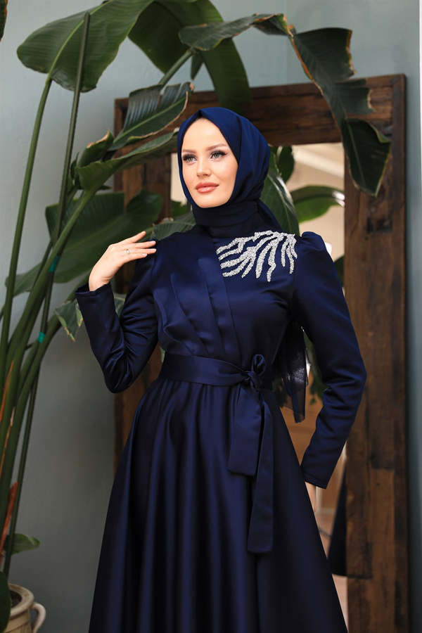 Esila Abiye - Lacivert