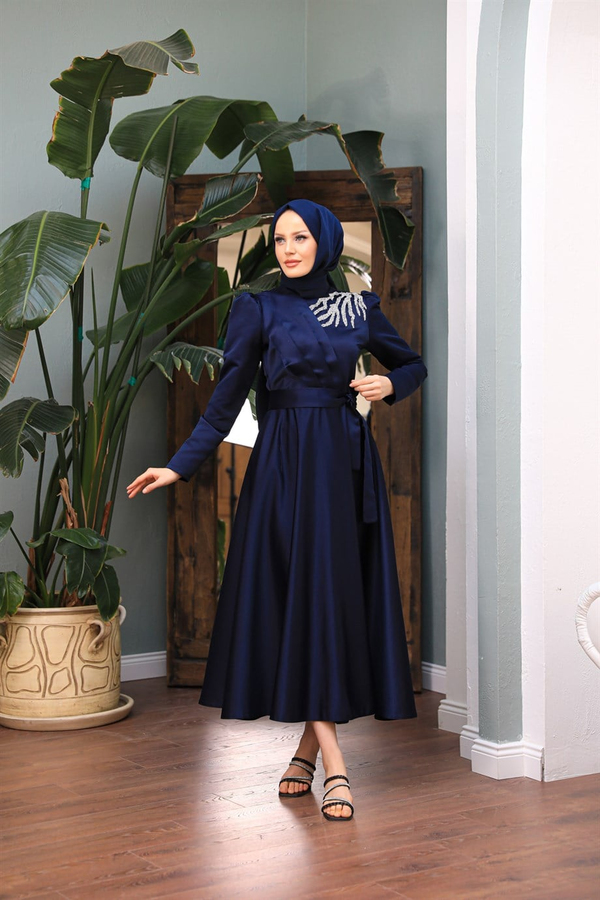Esila Abiye - Lacivert