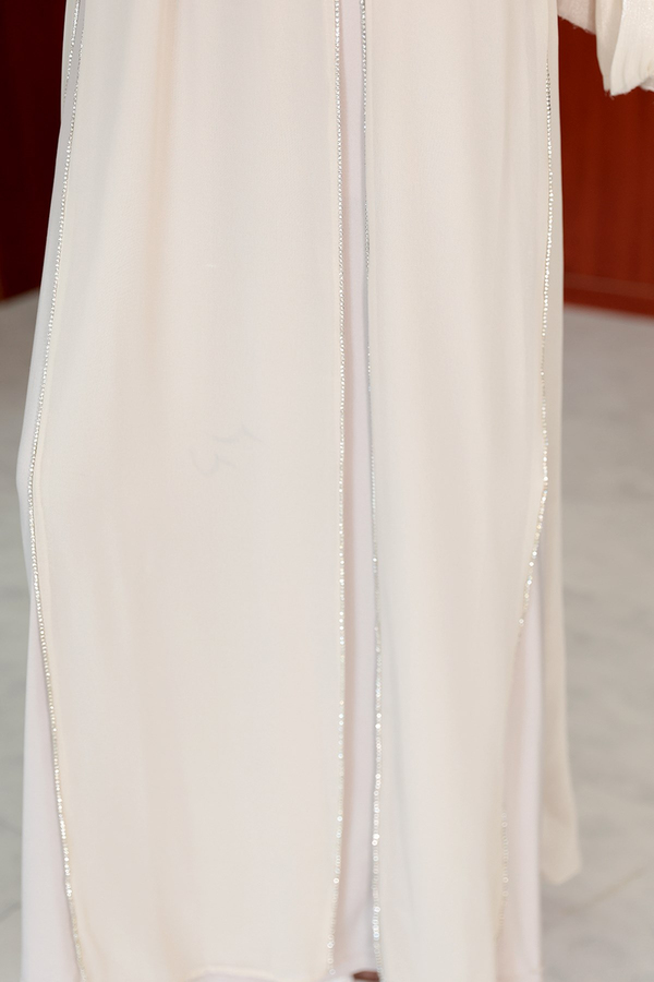 Ezgi Tasarım Abaya - Bej