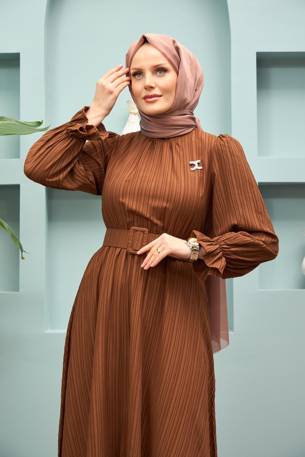 Feray Elbise - Kahverengi