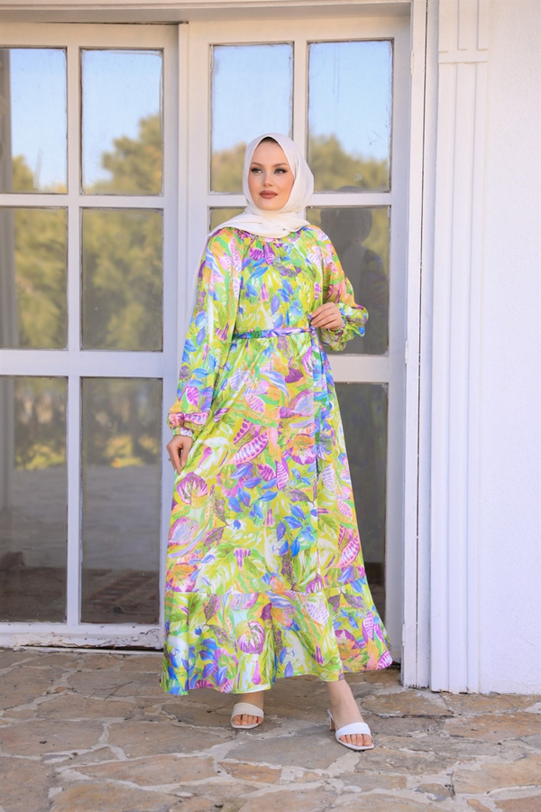 Gökkuşağı Elbise - Sarı