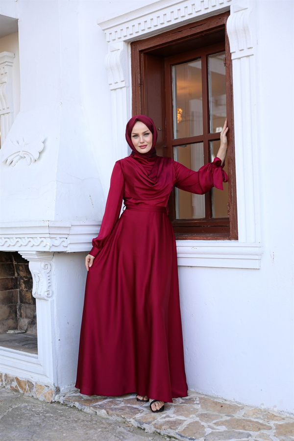 İzem Abiye - Bordo