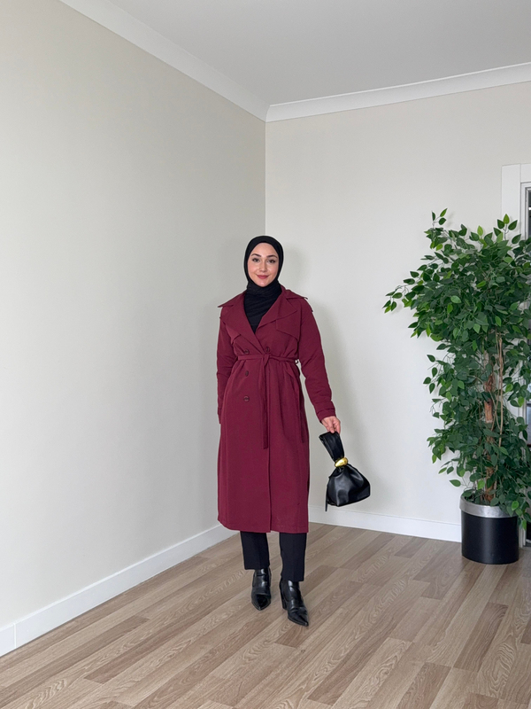 Lamia Trençkot - Bordo