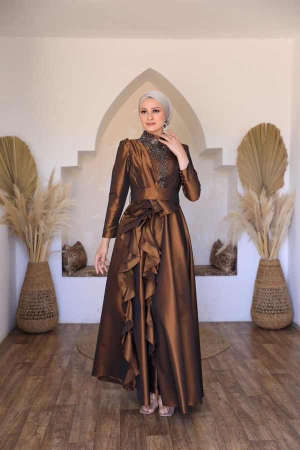 Leyla Dressy - Brown