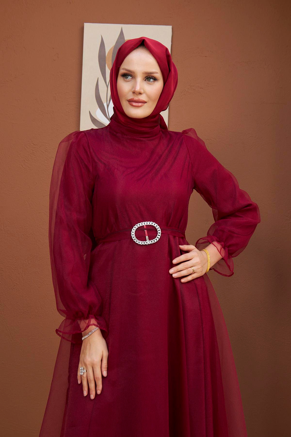 Manolya Abiye - Bordo