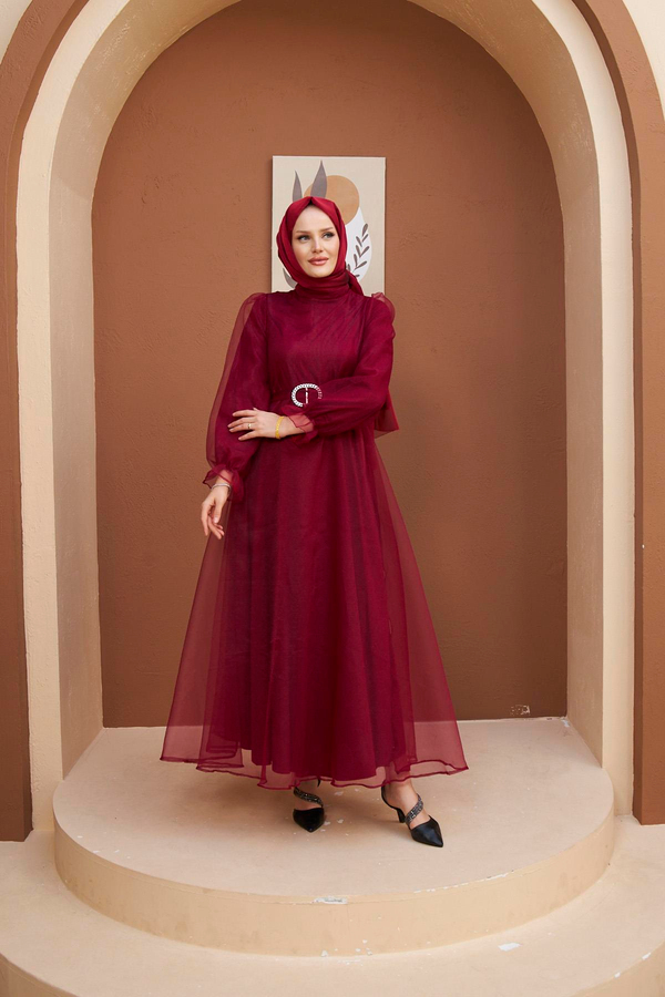 Manolya Abiye - Bordo