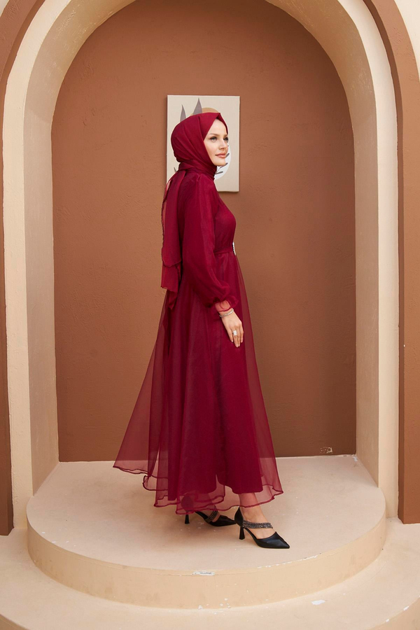 Manolya Abiye - Bordo